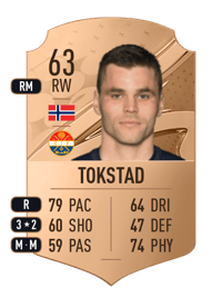 Kristoffer Tokstad Rare 63 OVR