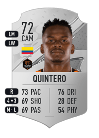 Darwin Quintero Rare 72 OVR