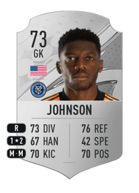 Sean Johnson Rare 73 OVR