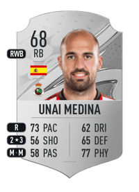 Unai Medina Rare 68 OVR