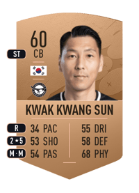 Kwak Kwang Sun Common 60 OVR