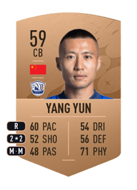 Yang Yun Common 59 OVR