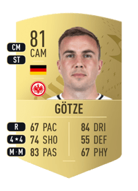 Mario Götze Common 81 OVR