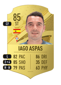 Iago Aspas Rare 85 OVR