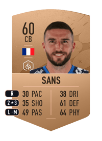 Matthieu Sans Common 60 OVR