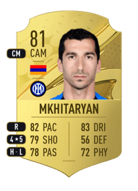 Henrikh Mkhitaryan Rare 81 OVR