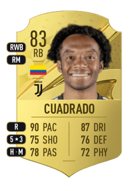 Juan Cuadrado Rare 83 OVR