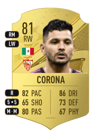 Jesús Corona Rare 81 OVR