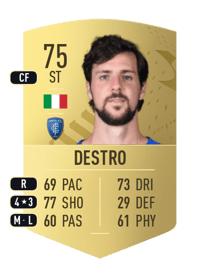 Mattia Destro Common 75 OVR