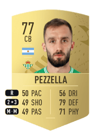 Germán Pezzella Common 77 OVR