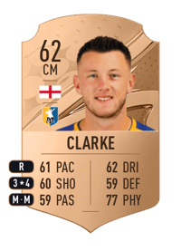 Ollie Clarke Rare 62 OVR