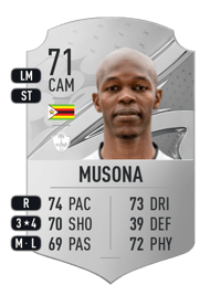 Knowledge Musona Rare 71 OVR