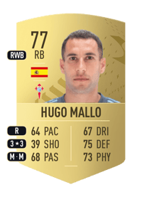 Hugo Mallo Common 77 OVR