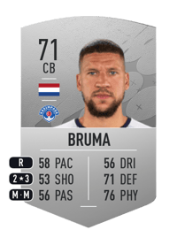 Jeffrey Bruma Common 71 OVR