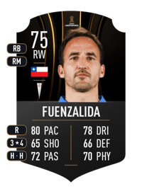 José Pedro Fuenzalida CONMEBOL LIBERTADORES 75 OVR
