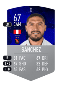 Joel Sánchez CONMEBOL SUDAMERICANA 67 OVR