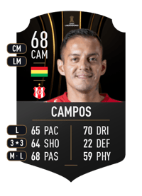 Jhasmani Campos CONMEBOL LIBERTADORES 68 OVR
