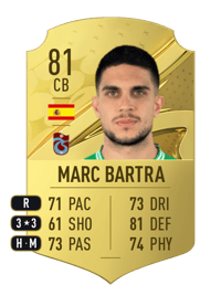 Marc Bartra Rare 81 OVR