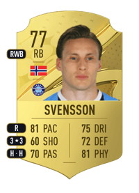 Jonas Svensson Rare 77 OVR