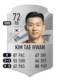 Kim Tae Hwan Rare 72 OVR