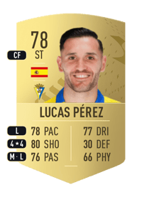 Lucas Pérez Common 78 OVR