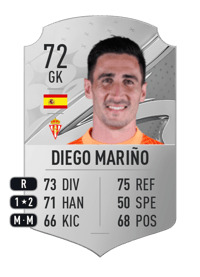 Diego Mariño Rare 72 OVR