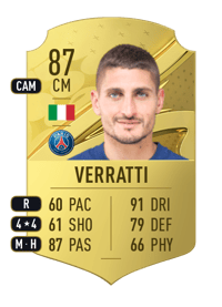 Marco Verratti Rare 87 OVR