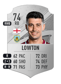 Matthew Lowton Rare 74 OVR