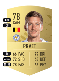 Dennis Praet Common 78 OVR