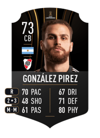 Leandro González Pirez CONMEBOL LIBERTADORES 73 OVR