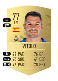 Vitolo Common 77 OVR