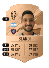 Nicolás Blandi Rare 63 OVR