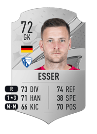 Michael Esser Rare 72 OVR