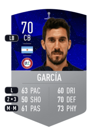 Santiago García CONMEBOL SUDAMERICANA 70 OVR