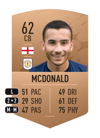 Rod McDonald Common 62 OVR