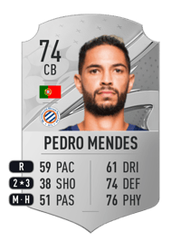 Pedro Mendes Rare 74 OVR