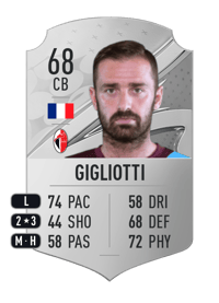 Guillaume Gigliotti Rare 68 OVR