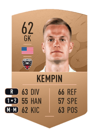 Jon Kempin Common 62 OVR