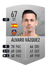 Álvaro Vázquez Common 67 OVR