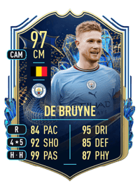 Kevin De Bruyne Team of the Season 97 OVR