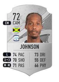 Daniel Johnson Rare 72 OVR
