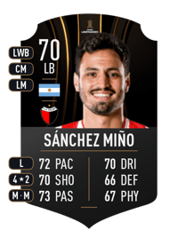 Juan Sánchez Miño CONMEBOL LIBERTADORES 70 OVR
