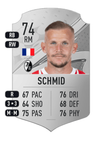 Jonathan Schmid Rare 74 OVR
