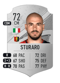 Stefano Sturaro Rare 72 OVR