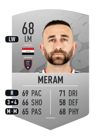 Justin Meram Common 68 OVR