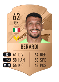 Alessandro Berardi Rare 62 OVR