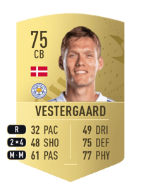 Jannik Vestergaard Common 75 OVR