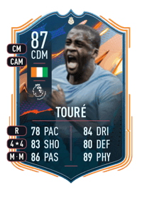 Yaya Touré FUT Heroes 87 OVR
