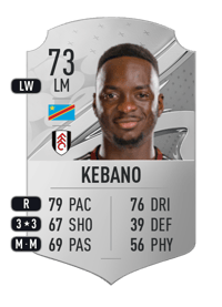 Neeskens Kebano Rare 73 OVR