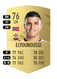 Mohamed Elyounoussi Common 76 OVR